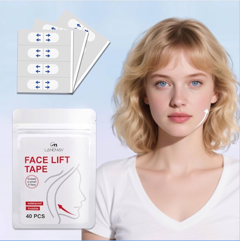 Face Lift Tape~120 Pcs Invisible Face~Instant Neck Lift Smoothes Wrinkles Skin