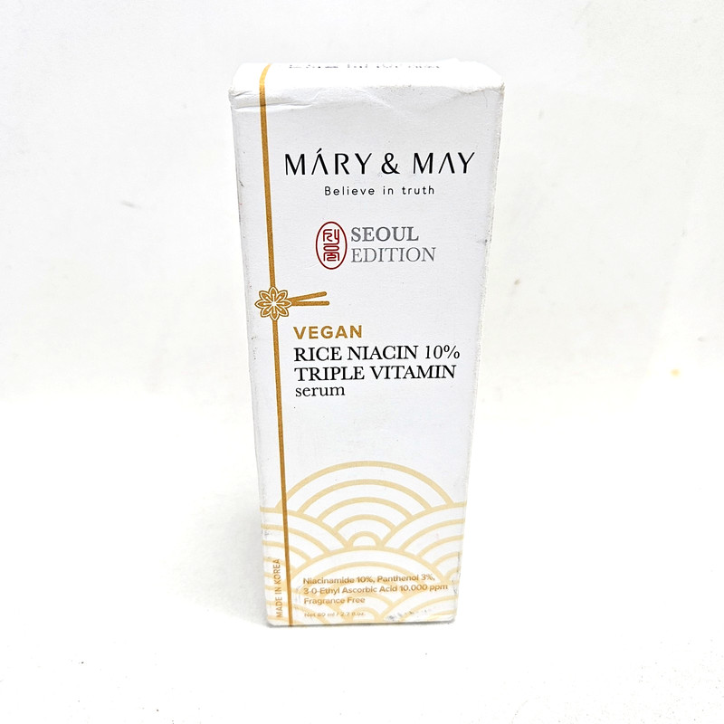 Mary and May Seoul Edition, Rice Niacin 10% Triple Vitamin Serum 2.7 fl oz 11/27