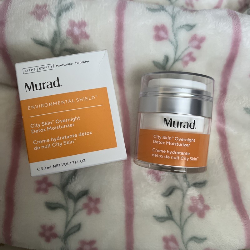 Murad Enviromental Shield Detox City Skin Overnight Detox Moisturizer 1.7 Fl oz