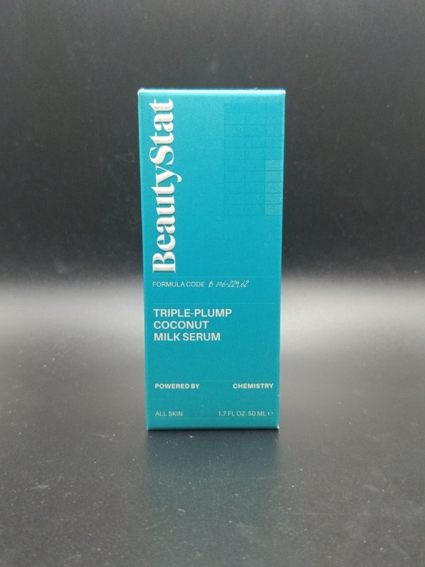 BeautyStat Triple-Plump Coconut Milk Serum Full Size 1.7 oz/50 ml NIB