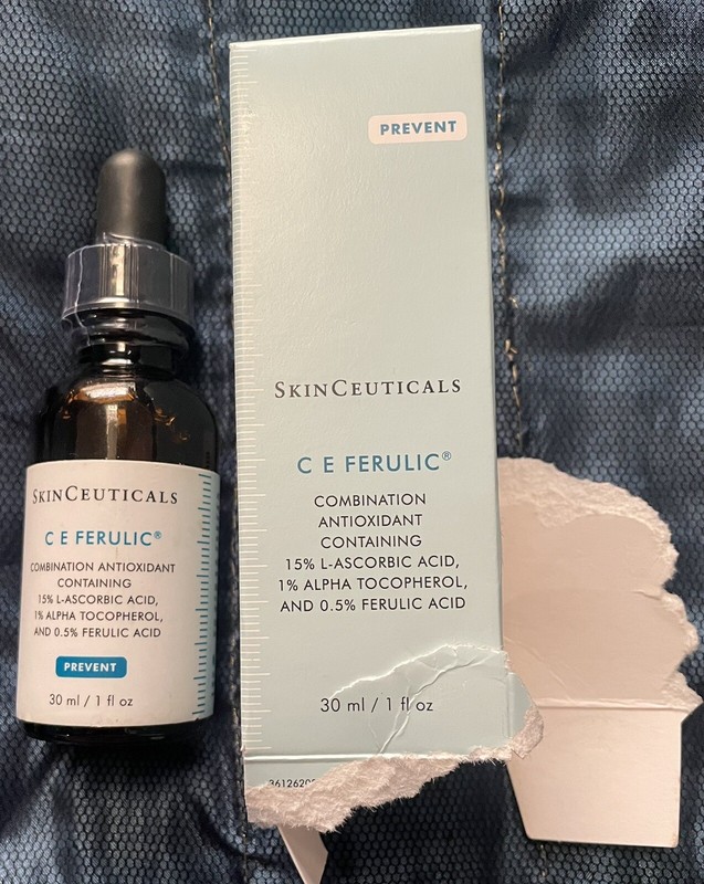 SKINCEUTICALS ~ CE C E FERULIC FULL SIZE 1 OUNCE SEALED FRESH DAMAGED BOX READ!!
