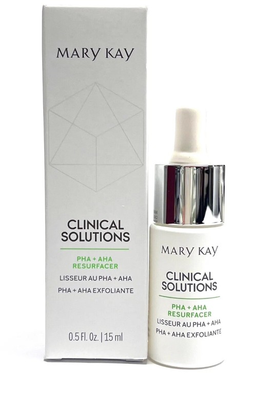 MARY KAY CLINICAL SOLUTIONS PHA + AHA RESURFACER FULL SIZE NIB! New