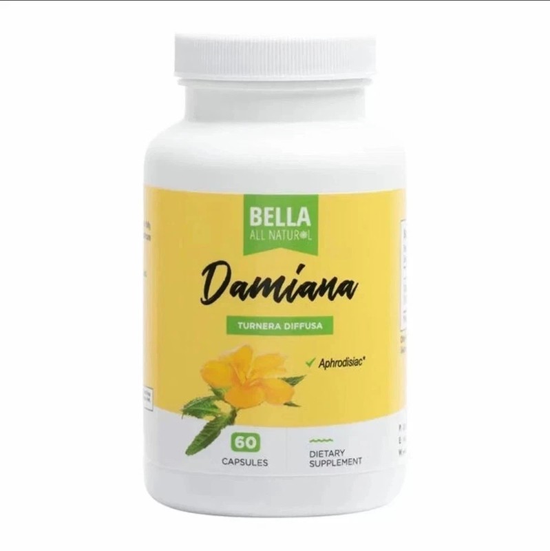 Bella All Natural Damiana, 60ct