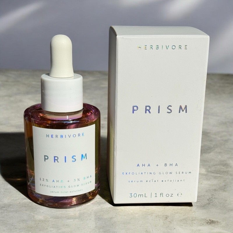 Herbivore Prism AHA + BHA Exfoliating Glow Serum 1oz/30ml full size