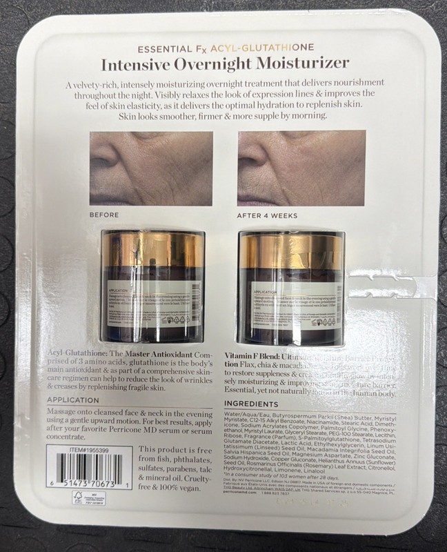 2 Pack Perricone MD Essential Fx Acyl Gluta Intensive Overnight Moisturizer 2 Oz gallery