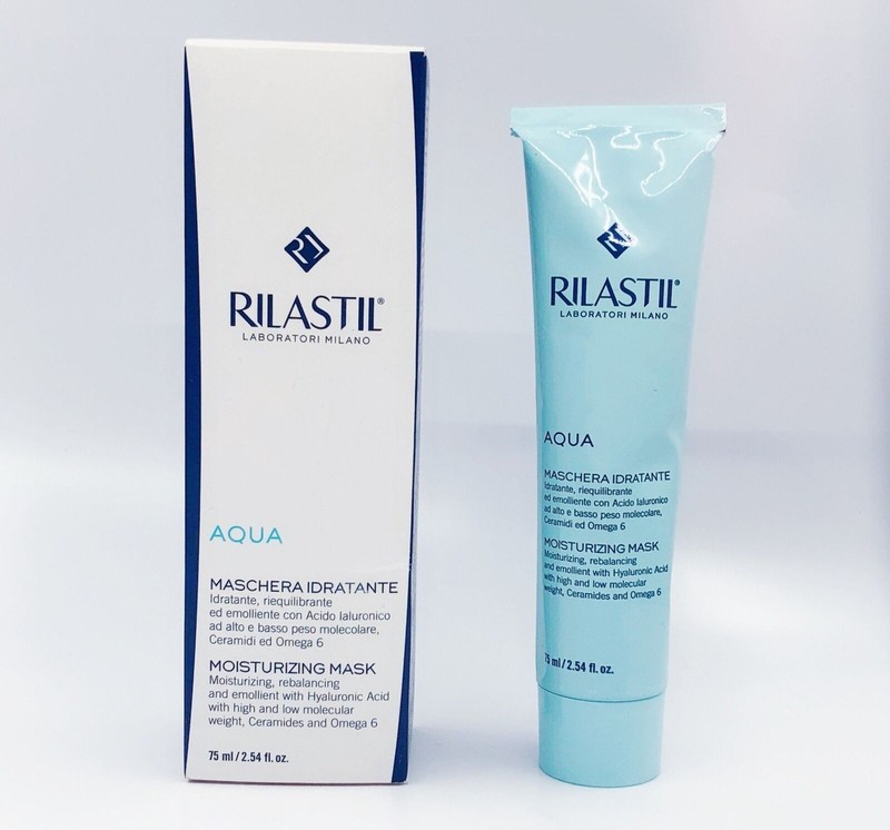 Rilastil Laboratori Milano Aqua Moisturizing Mask 75ml 2.54oz #usau