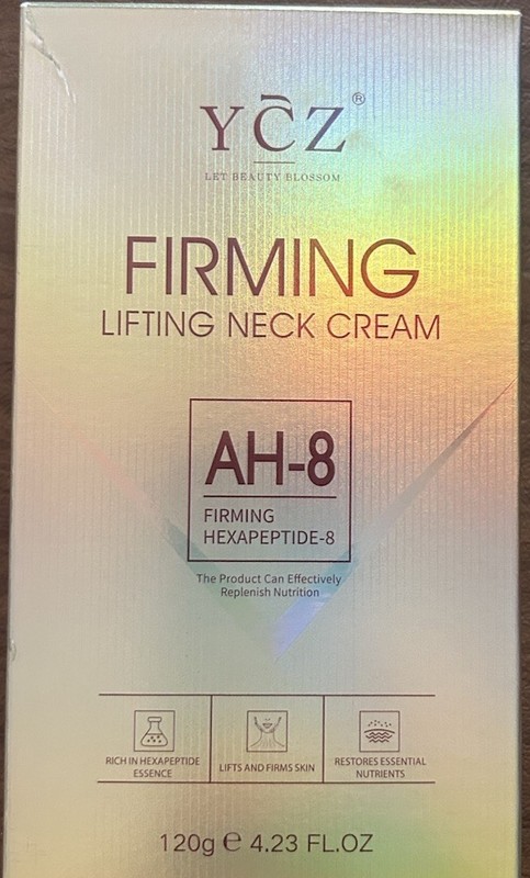 YCZ AH-8 Firming Neck Cream Wrinkles Fine Lines 4.23 Fl Oz NIP