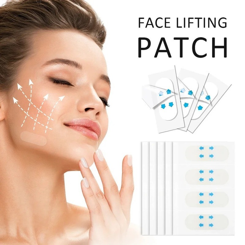 80Pcs Anti Wrinkle Patches Instant Face Neck Eye Lift Face Lift V Tapes Tape