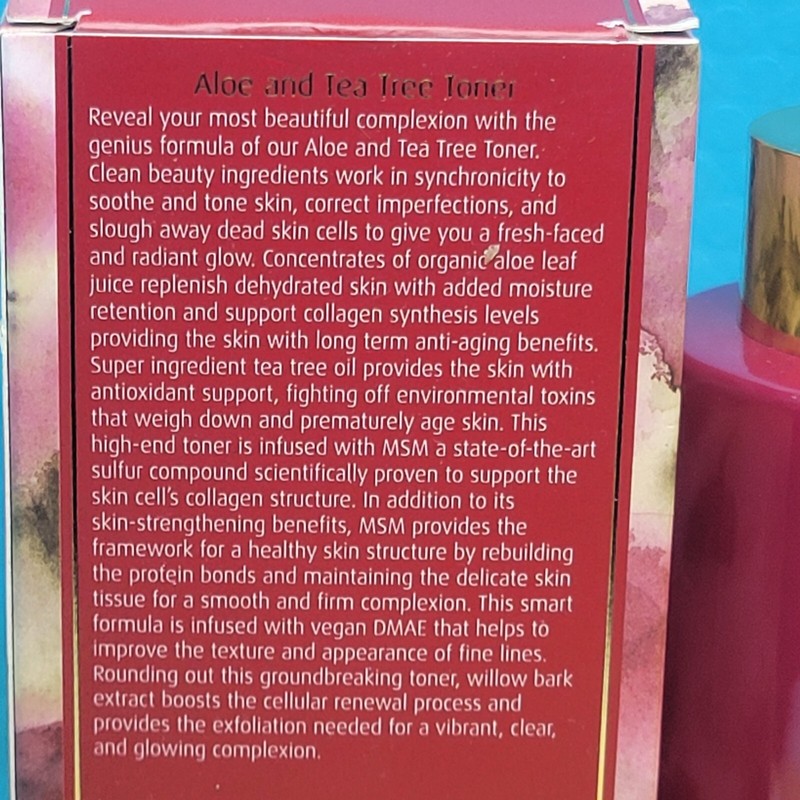 Terre Mere Aloe and Tea Tree Anti-Aging Toner FULL SIZE 5 oz/150 ml - New in Box gallery