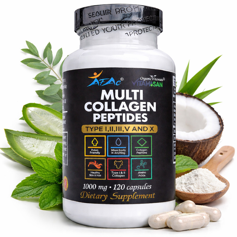 Collagen Peptides Powder capsules Supplements Pills Booster Colagen Vitamins gallery