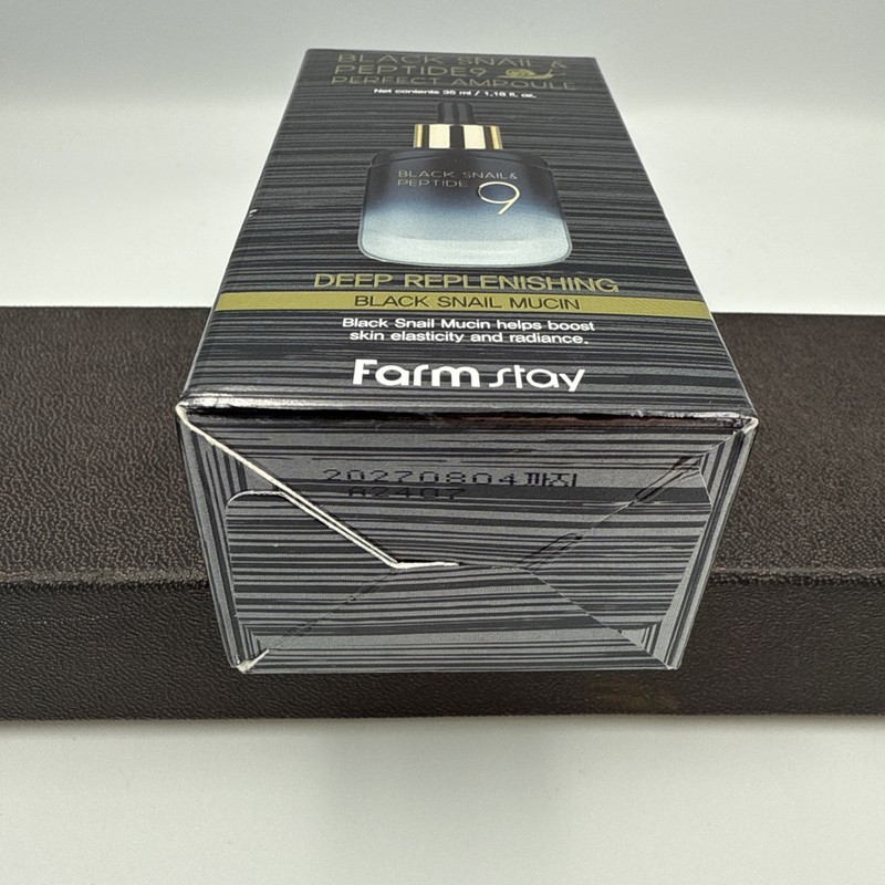 Farm Stay. Black Snail & Peptide 9 Perfect Ampoule - 35 ml Brand New, Free Ship gallery