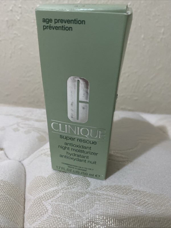 Clinique super rescue antioxidant night moisturizer hydratant antioxydant 17oz50