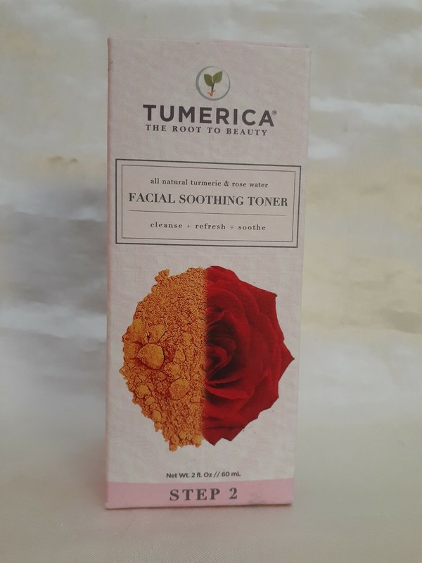 Tumerica Natural Facial Soothing Toner Rose Water Turmeric 60ml. 2.0 fl. oz. NIB