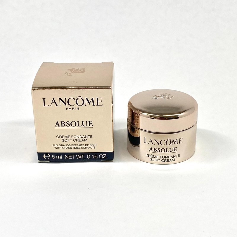 Lancome Absolue Soft Cream Grand Rose Anti Aging Boxed Travel Size 5 ml / .16 oz