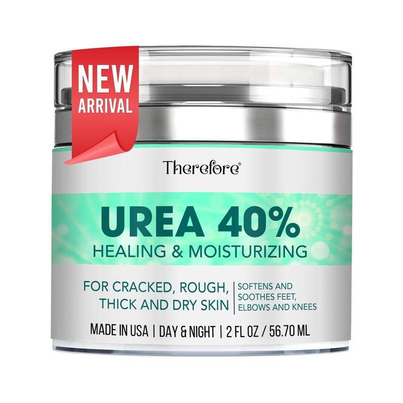Urea 40% Cream for Dry Thick Rough Skin, Heal Cracked Skin Healing Formula