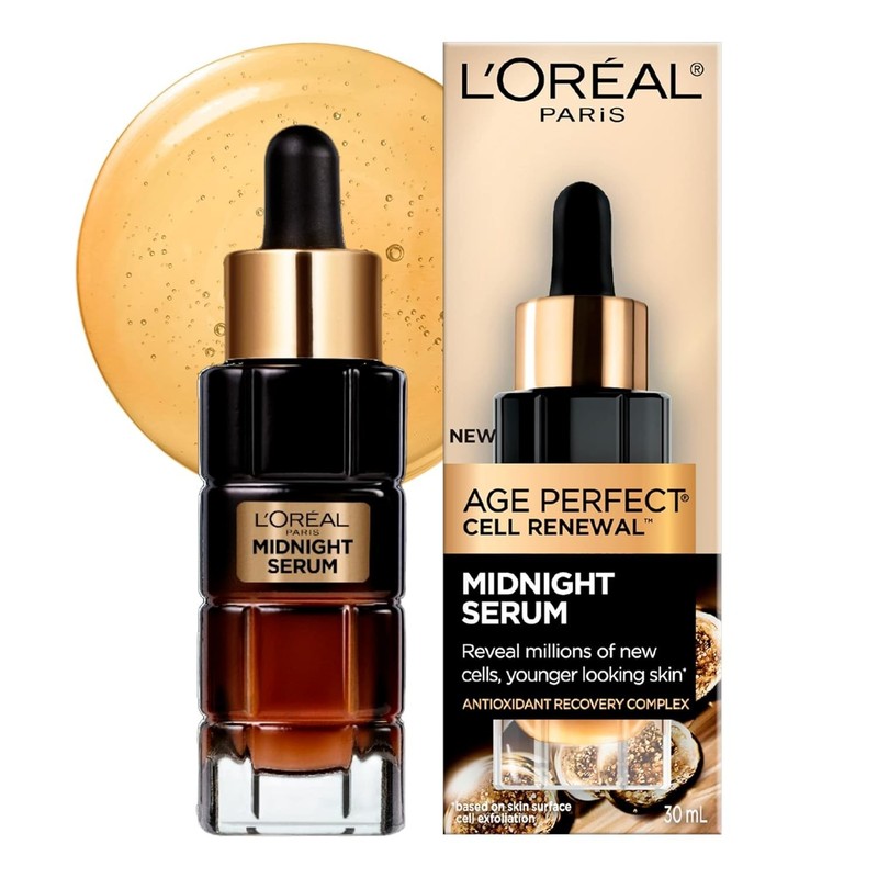 L’Oreal Paris Age Perfect Midnight Serum Face Anti-Aging Reduce Wrinkles 1 fl oz