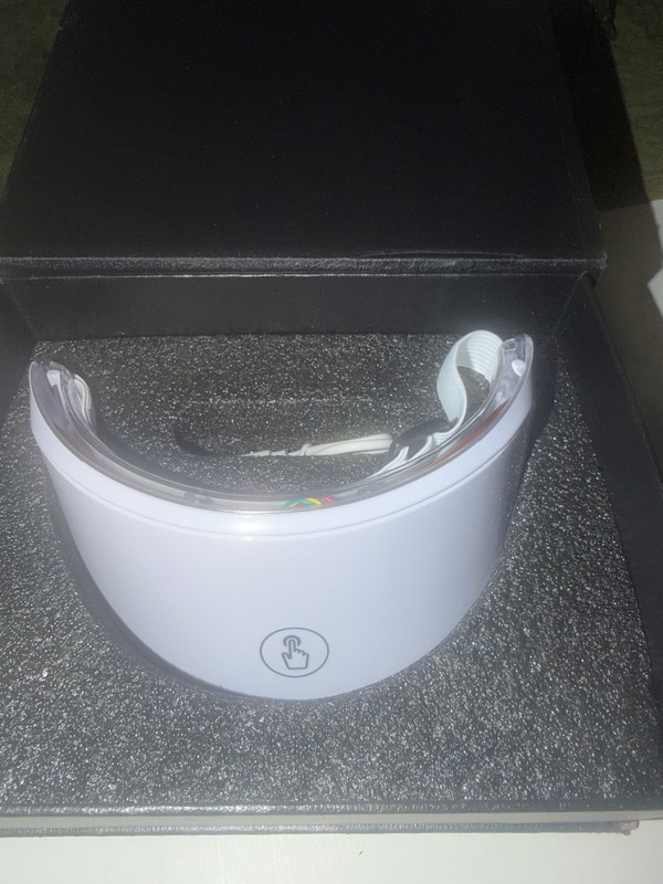 LED Neck Mask Light Therapy Wireless 7 Color Rejuvenation Skin Device
