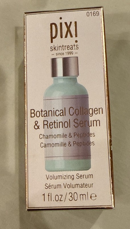 Pixi Botanical Collagen and Retinol Serum. Chamomile& Peptides. Volumizing Serum