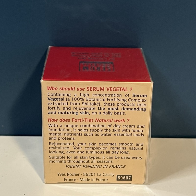 Yves Rocher Serum Vegetal De Shiitake Forti-Tint Natural 50ml 1.7fl.oz Sealed gallery
