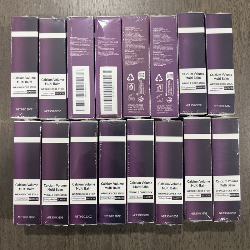 16 PCS Lot Calcium Multi Balm Wrinkle Core Sticks Anti Aging MSRP $140 BNEW SLD