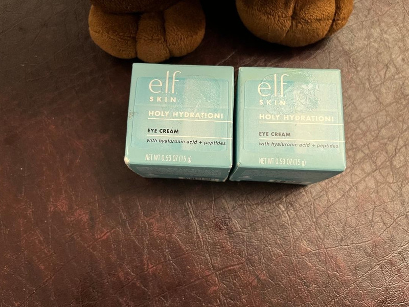 E.L.F. SKIN Holy Hydration! Eye Cream, Rich Hydrating 0.53 Ounce 2PK