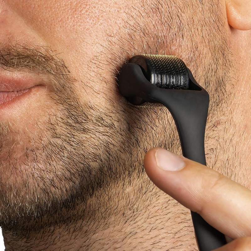 Titanium Microneedling Derma Roller for Face, Beard & Scalp gallery