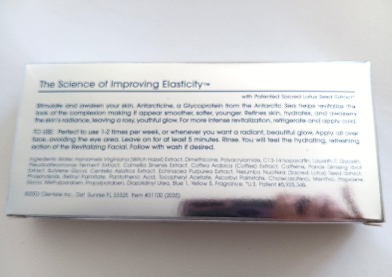 Clientele Elastology Revitalizing Facial 5 (Five) Applications Each 0.5 Oz NIB gallery