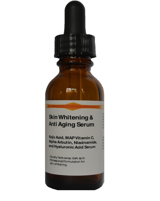 16oz Advanced Whitening Kojic Acid,MAP Vitamin C,Arbutin,Niacinamide,HA Serum