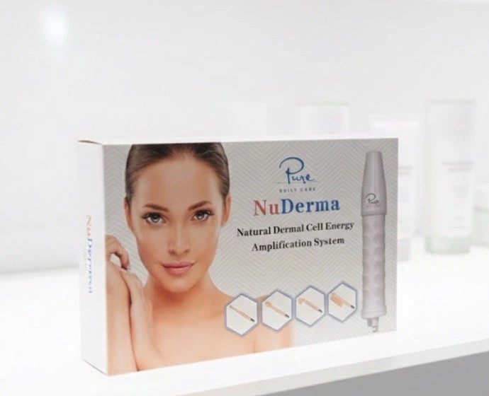 Pure Daily Care NuDerma Portable Handheld Skin Therapy Wand Machine NIB