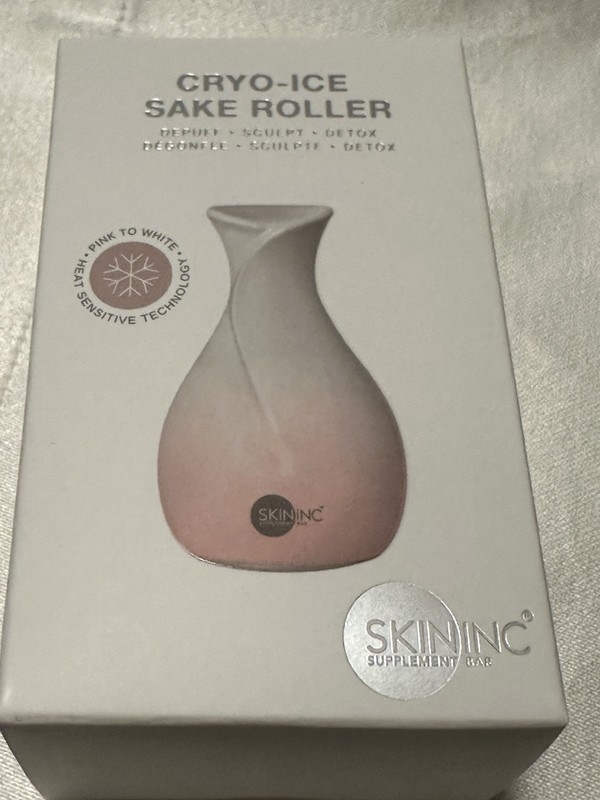Skin Inc Cryo-Ice Sake Roller Cooling Facial Tool New In box $55 Retail