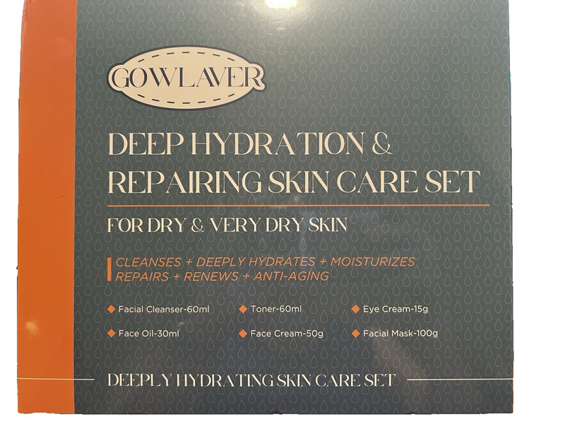 Complete Deep Hydration Skin Care Kit for Extremely Dry Skin Anti Aging Gift Set
