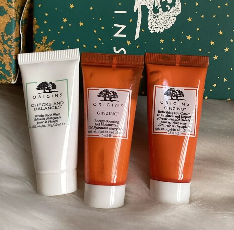 Origins 6 PC Skin Care Gift Set Face Wash, Day ,Night & Eye Cream,Mask gallery