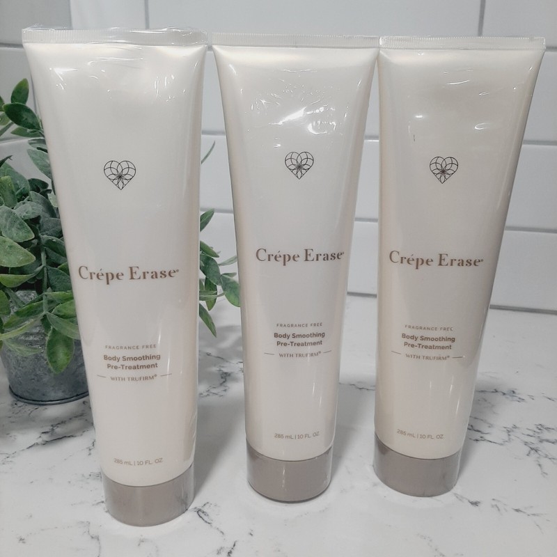 🌻 Crepe Erase Body Smoothing Pre-Treatment Fragrance Free 10 oz – Lot of 3