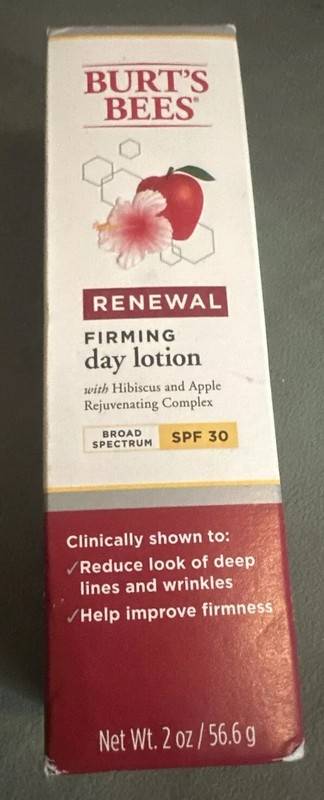 NWT Burt’s Bees Renewal Intensive Firming Day Lotion 2 Fl Oz Bottle(See Pictures