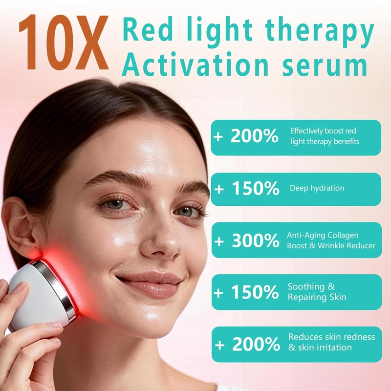 Red Light Therapy Activation Serum - Advanced Formula to Boost Collagen, Incr... gallery