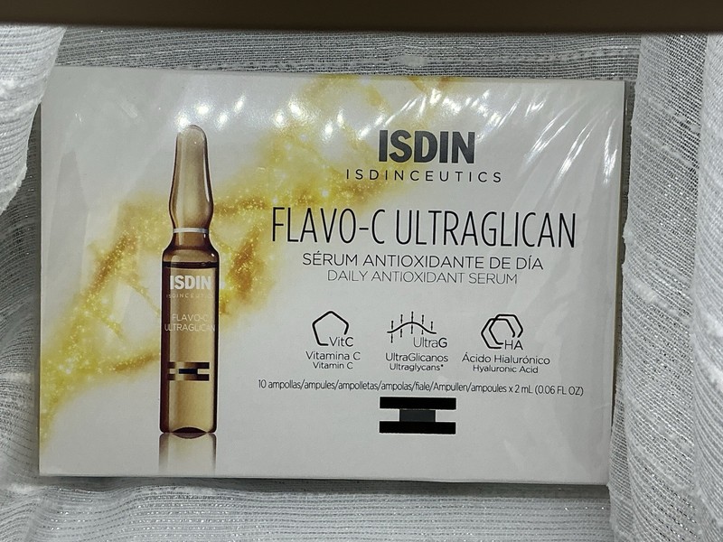ISDIN ISDINCEUTICS Flavo C Ultraglican Antioxidant 10 Ampoules x 2ml each NIB