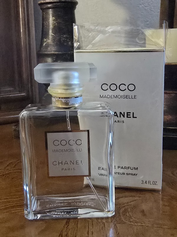 EMPTY JAR 6.8 oz & Box CHANEL Coco Mademoiselle Eau de Parfum EMPTY Jar/ 200m
