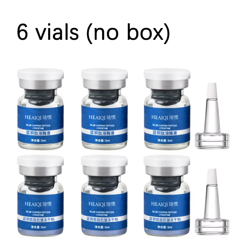 98% Purity Blue Copper Peptide Ampoule Essence Repair Facial Hyaluronic Acid Moi
