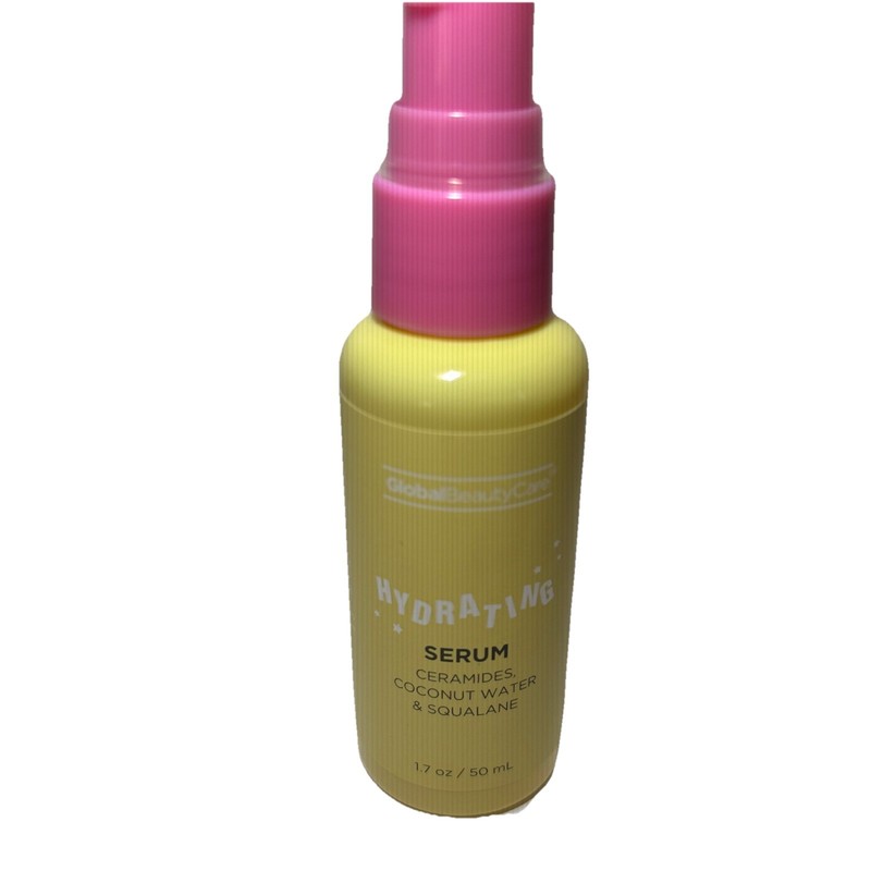 GlobalBeautyCare NEW Hydrating Serum, 1.7 Oz, Ceramides, Coconut Water, Squalane