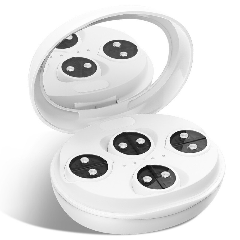 Led Red Light Eye Care Therapy Ems Massager With Gel Patch For Under Eye Wrinkle gallery