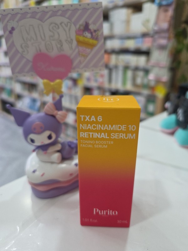 PURITO TXA 6 Niacinamide 10 Retinal Toning Booster Facial Serum 30ml -US Seller