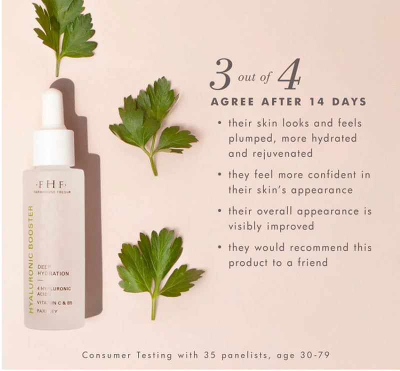 Hyaluronic Booster 1 oz 🌿F•H•F FarmHouse Fresh® Organics & Naturals