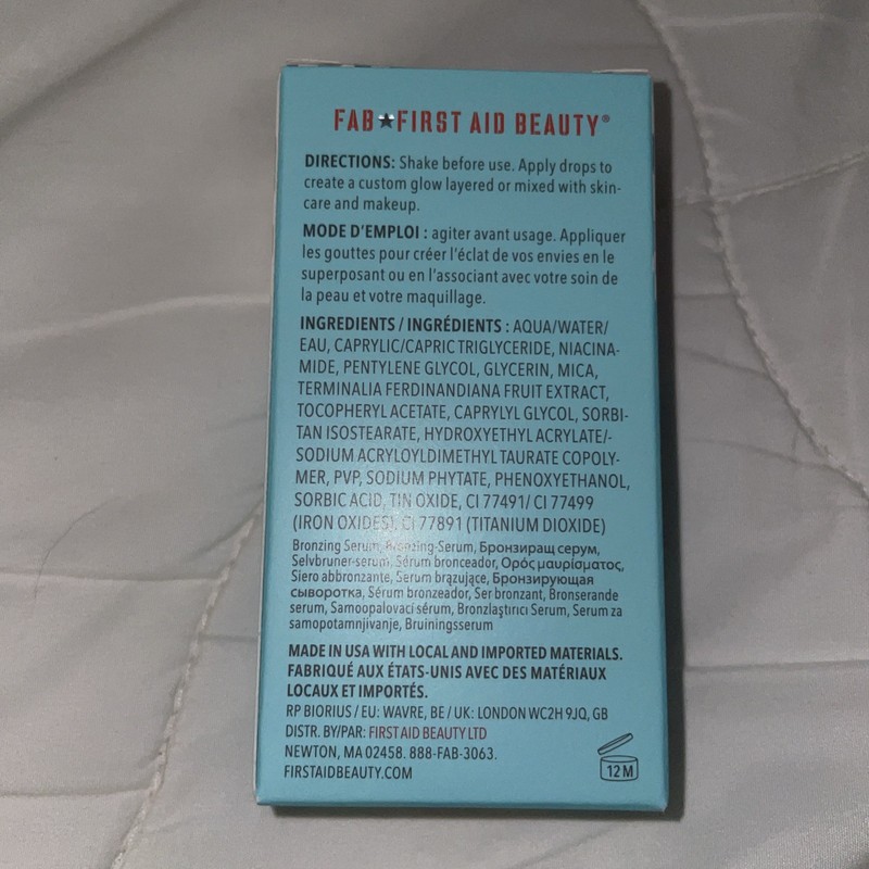 Skin Glow NEW First Aid Beauty Bronze + Glow Drops Full Size 1 fl oz gallery