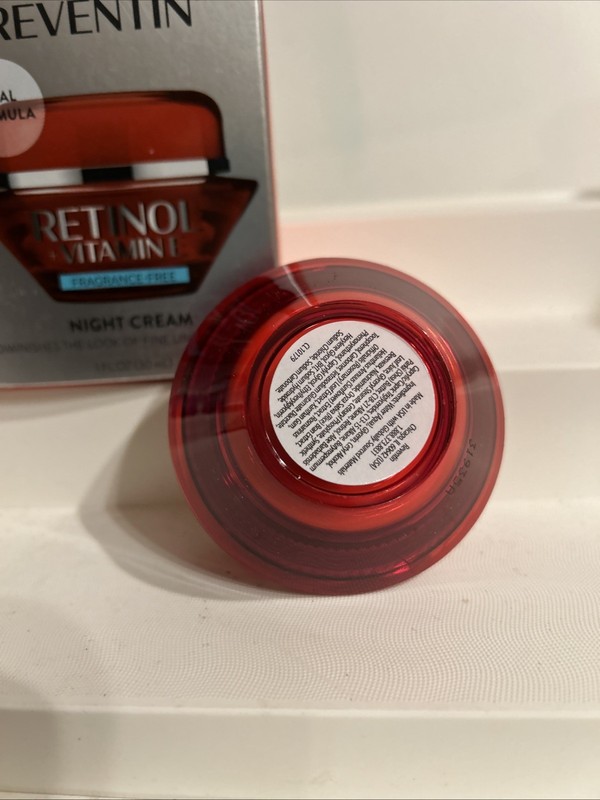 REVENTIN Retinol + VITAMIN E Night Moisturizer Fragrance Free 1 oz Each NEW gallery