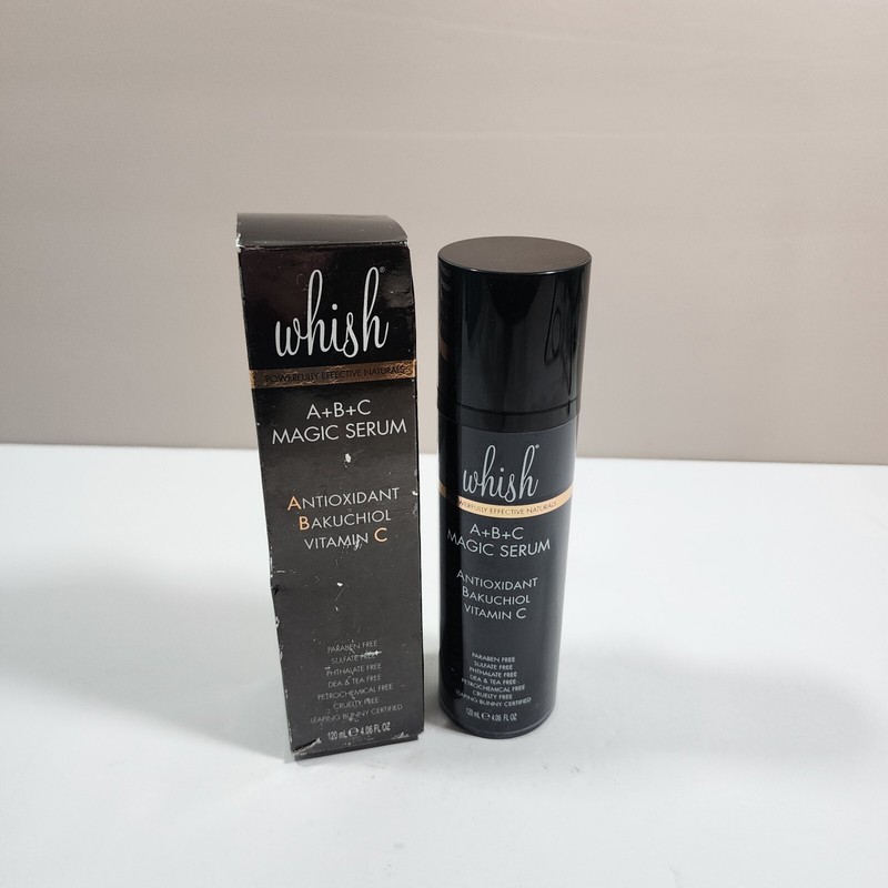 New Whish Beauty A+B+C Magic Serum with Bakuchiol/Vitamin C/Antioxidant 4.06 oz