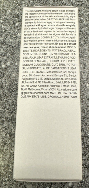 Grown Alchemist Instant Smoothing Serum - FS, BNIB 25ml RTL $55 gallery