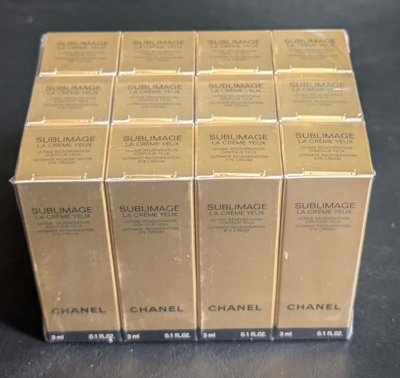 CHANEL SUBLIMAGE EYE CREAM La Creme Yeux 3 ml Each, Sealed Batch Total:36ML,New
