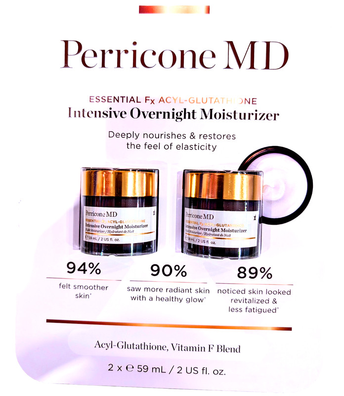 PerriconeMD Essential Fx Acyl-Gluta Intensive Overnight Moisturizer 2x 2 Fl Oz