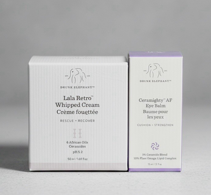 🆕 DRUNK ELEPHANT DUO – Lala Retro Whipped Cream and Ceramighty AF Eye Balm