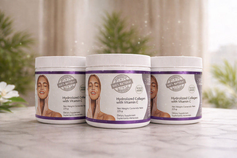 Hydrolized Collagen with Vitamin C 100% Powder gallery